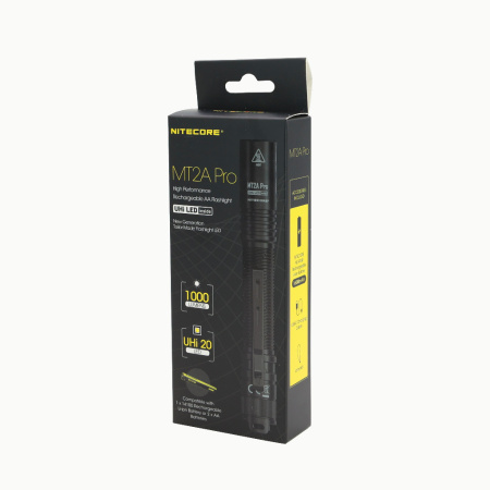 Фонарь NiteCore MT2A Pro UHi 20 (1000 Люмен / 255м, 1600мАч)